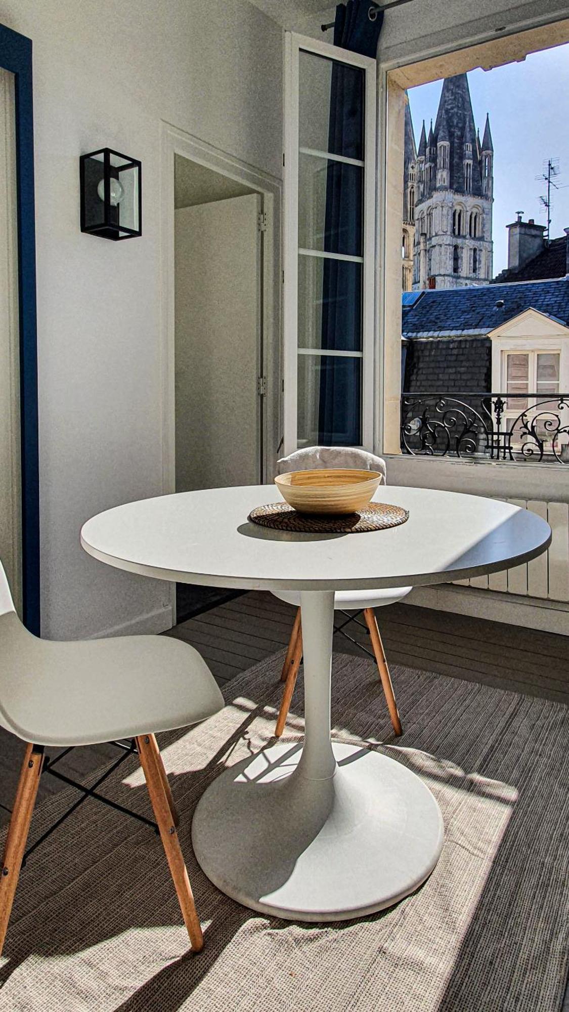 Apartment Charming With View Of The Abbaye-aux-hommes *